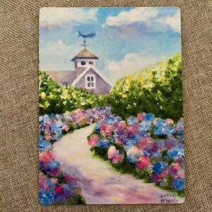 Nantucket Hydrangea Painting Magnet